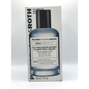 Peter Thomas Roth ProStrength 10% PHA Exfoliating Clarifying Liquid 5 fl oz New